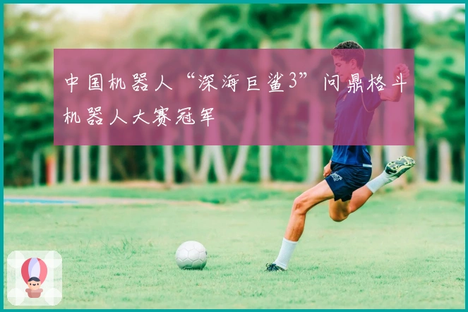 中国机器人“深海巨鲨3”问鼎格斗机器人大赛冠军